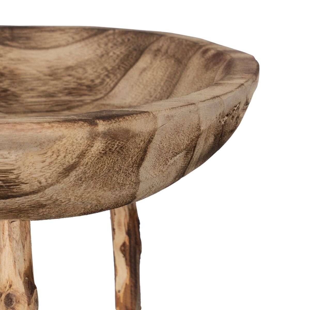 Centerpiece Beige Wood 27 x 27 x 16 cm